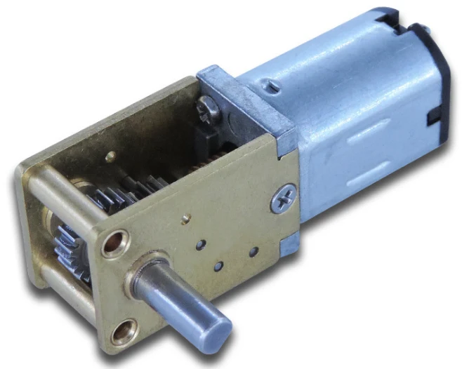 12V Micro DC Worm Gear Motor - 53RPM