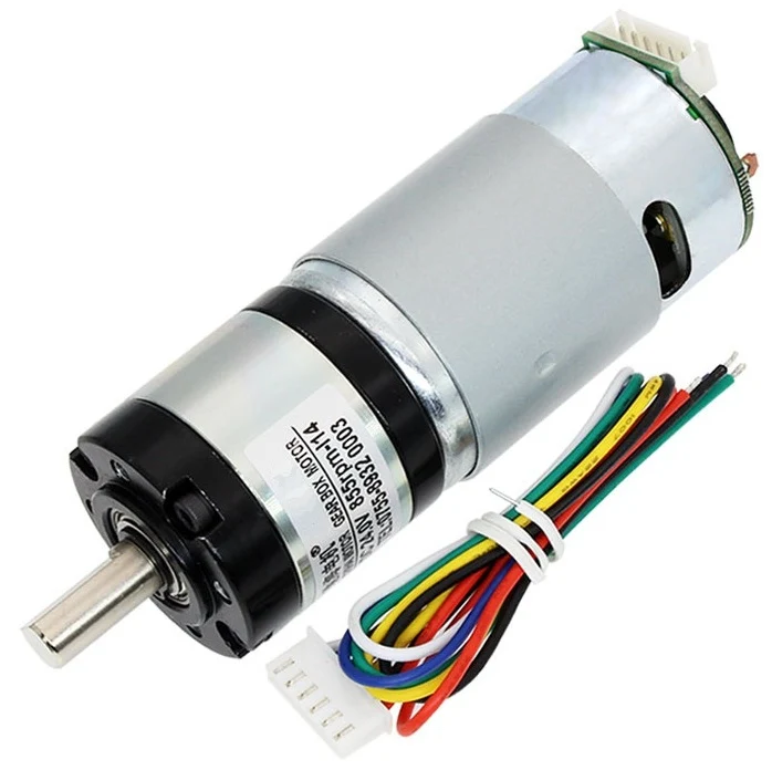 36D DC Planetary Gearmotor w/encoder - 12V 115RPM