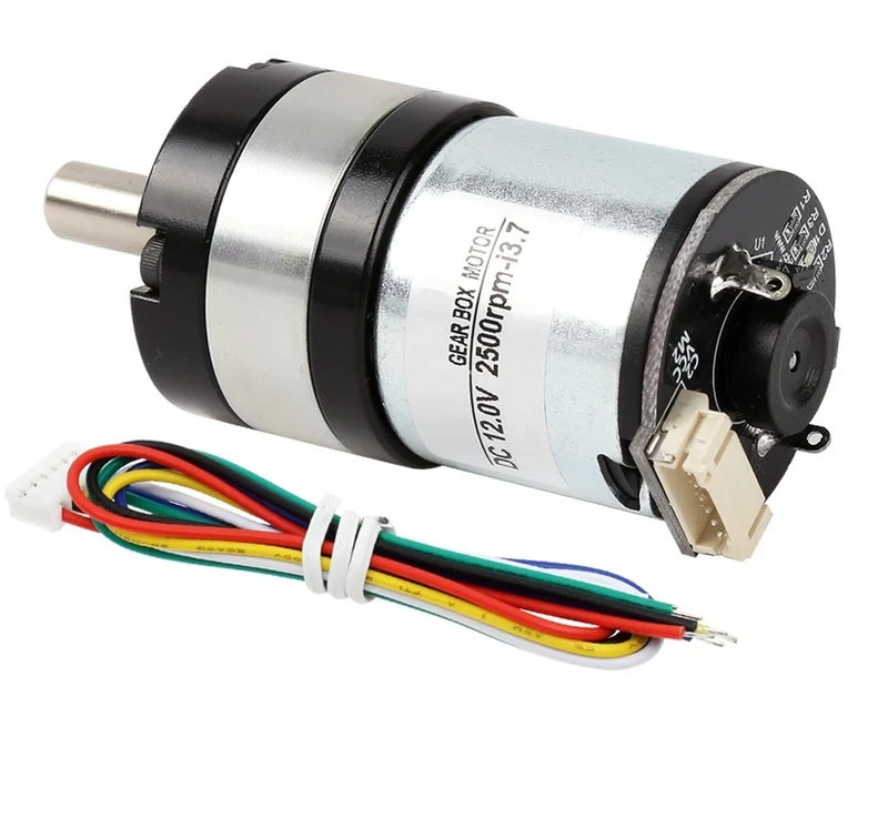 DC Planetary Geared Motor with encoder Diameter 36mm - 12V 2500RPM