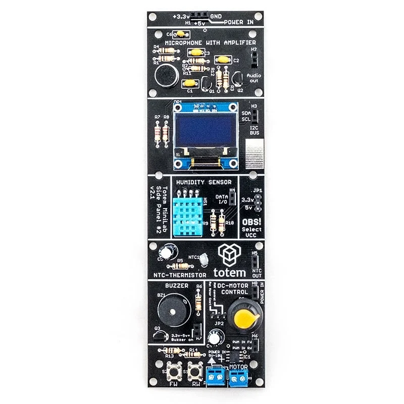 Sensor Side panel: Add-on for TOTEM Mini Lab