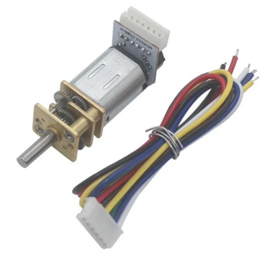 6V 100:1 Micro Metal gearmotor w/ Encoder & cable, 150rpm