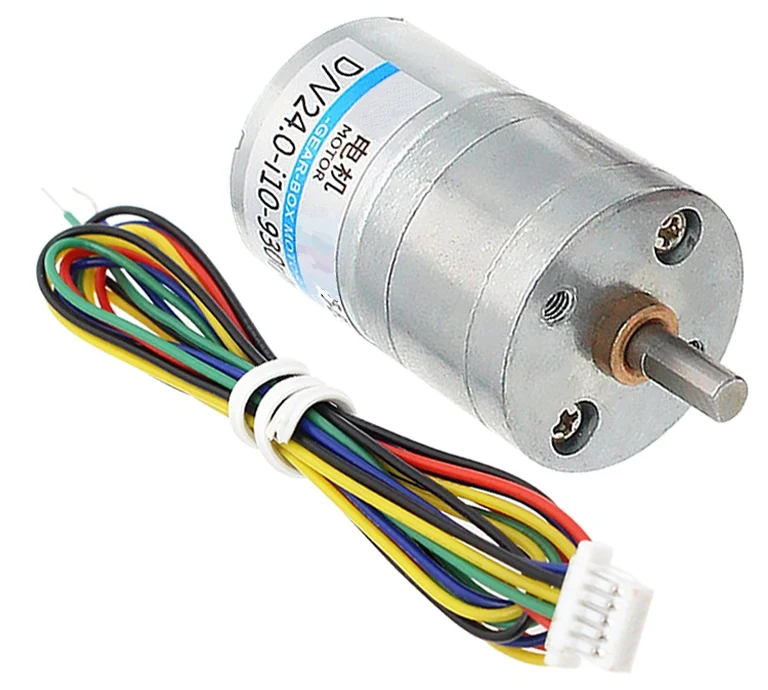 24mm Brushless DC gear motor - 6V 645RPM
