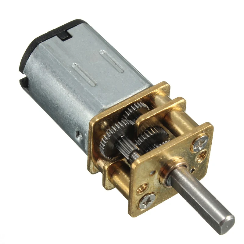 6V 1500rpm micro metal gearmotor LP, gear ratio 10:1