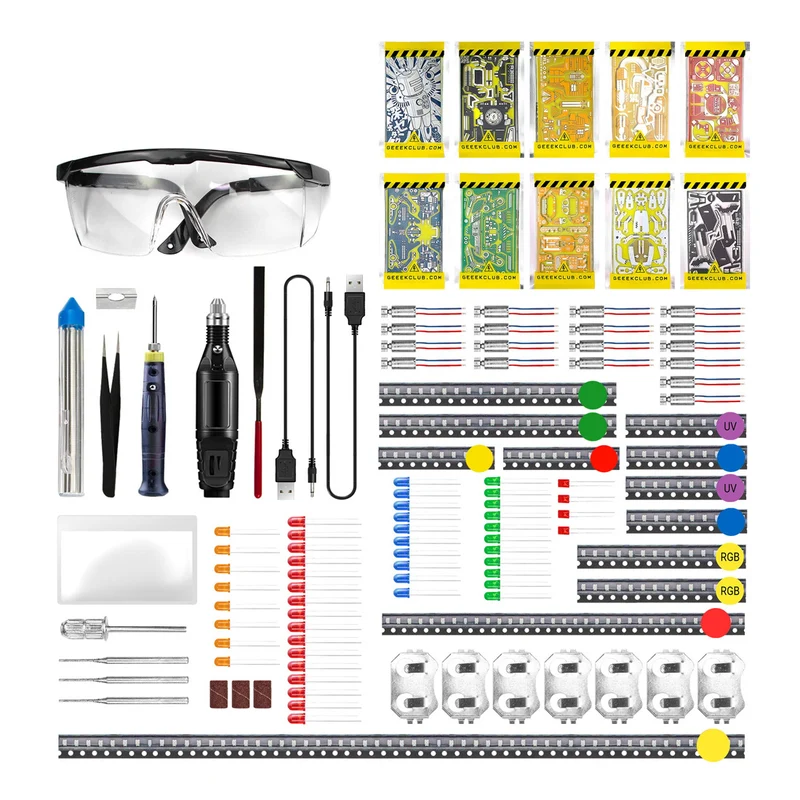 Geeek Club Magic Voodoo Bots Soldering Kit + Tool Kit