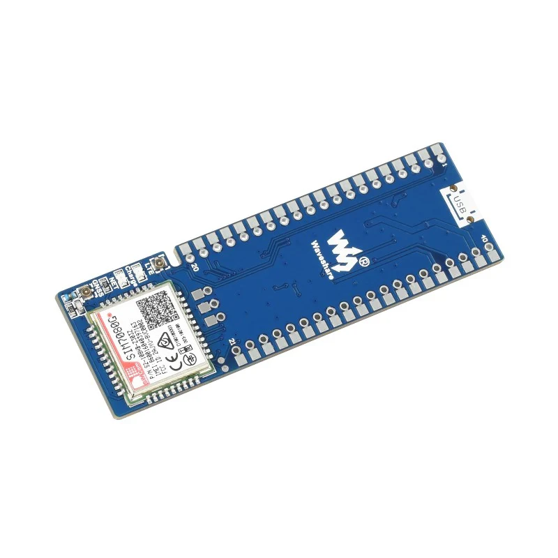 SIM7080G NB-IoT/Cat-M(eMTC)/GNSS Module for Raspberry Pi Pico, Global Support