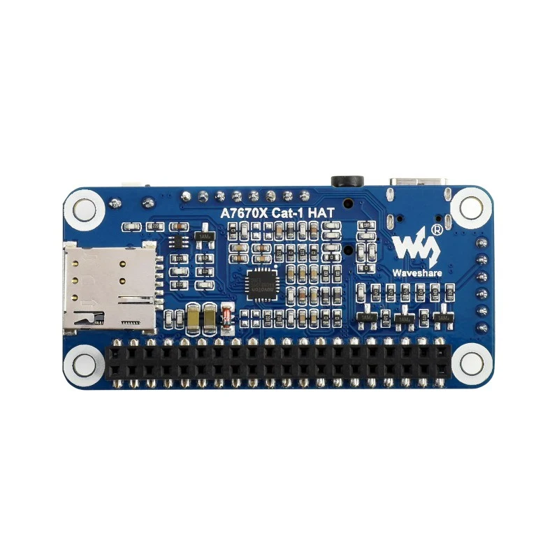 A7670E LTE Cat-1 HAT for Raspberry Pi, Multi Band, 2G GSM/GPRS, LBS