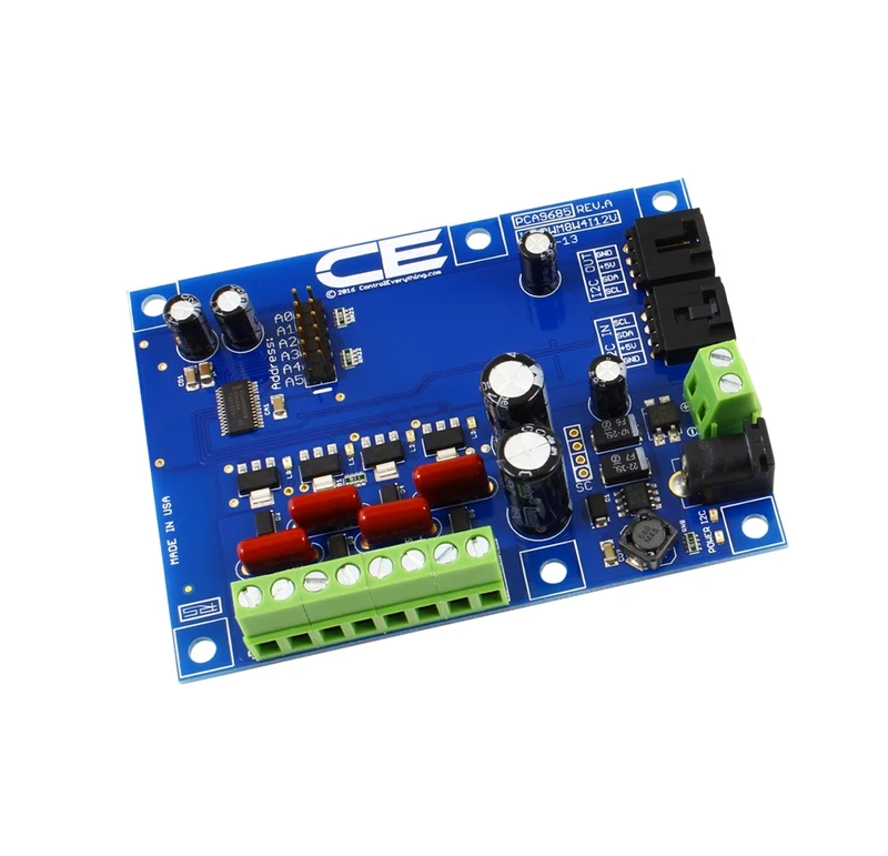 PCA9685 4-Channel 8W 12V FET Driver Proportional Valve Controller
