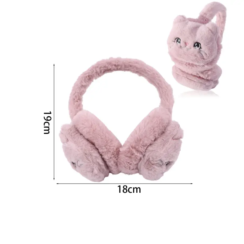 Cache Oreille Chat Fille