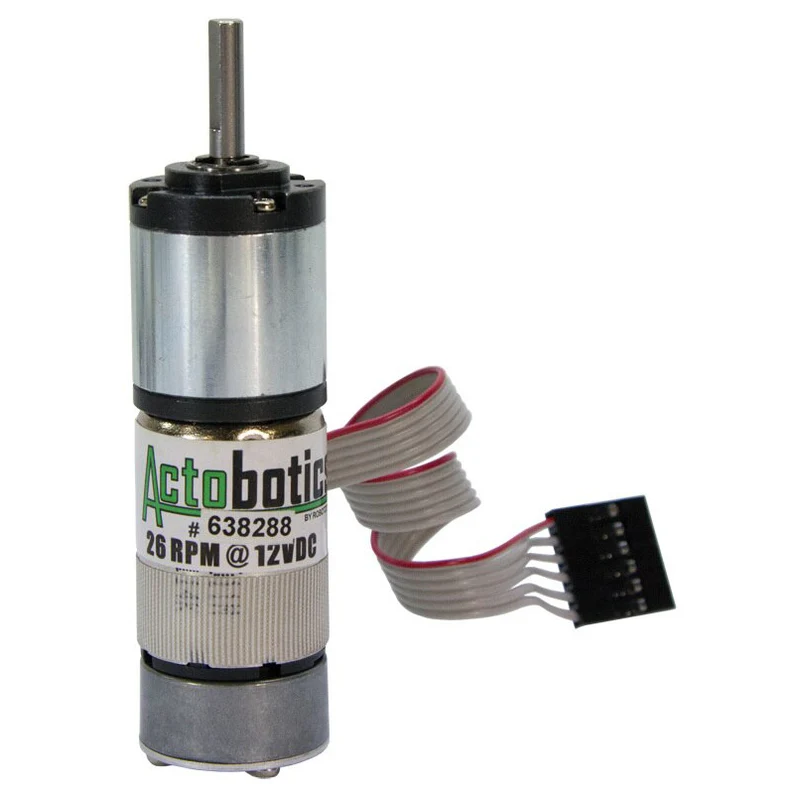 26 RPM Premium Planetary Gear Motor w/ Encoder
