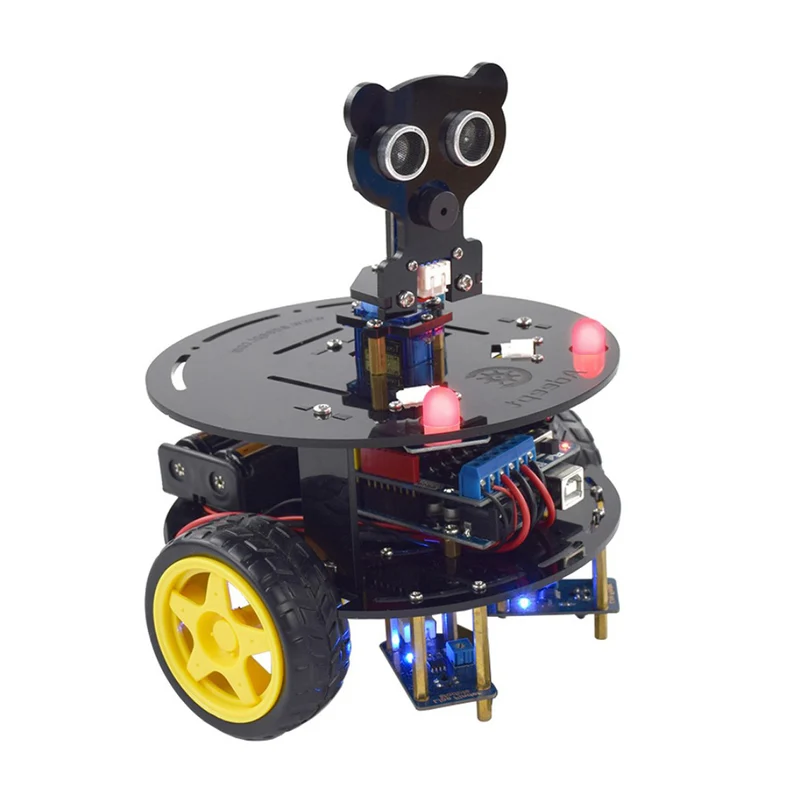 Adeept 3WD Bluetooth Smart Robot Car Kit with Uno R3