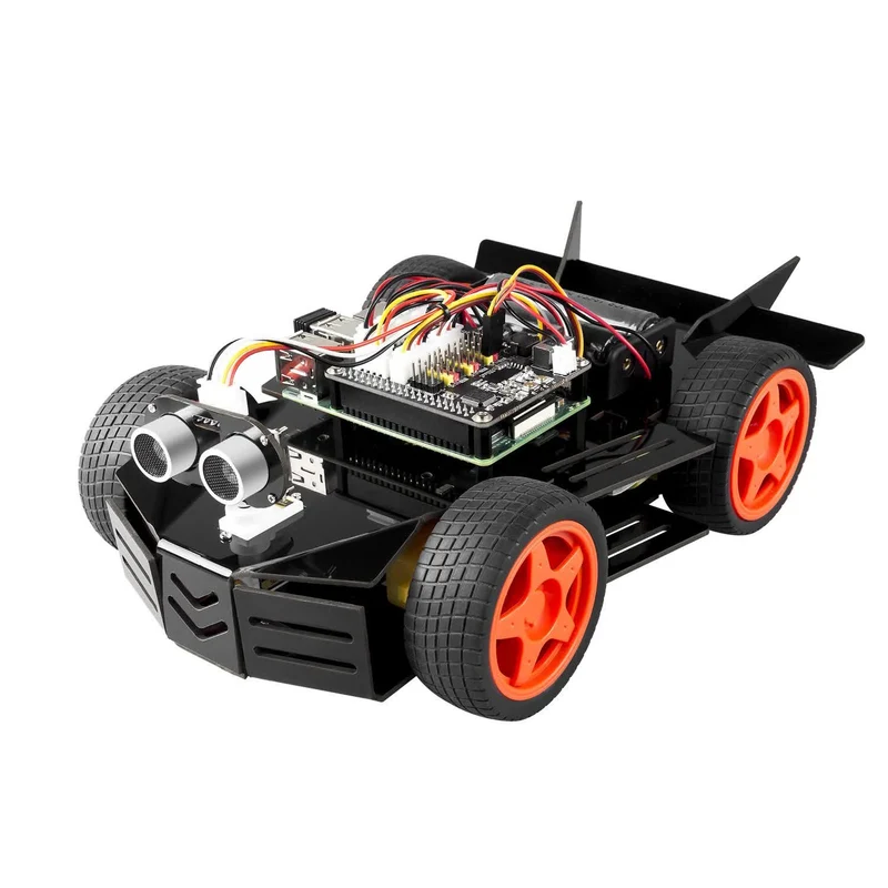 Raspberry Pi Car Robot Kit Compatible w/ Pi 4B/3B+/3B
