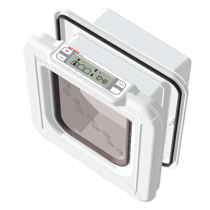 Cat Mate Elite Microchip Cat Door w/ Timer Control