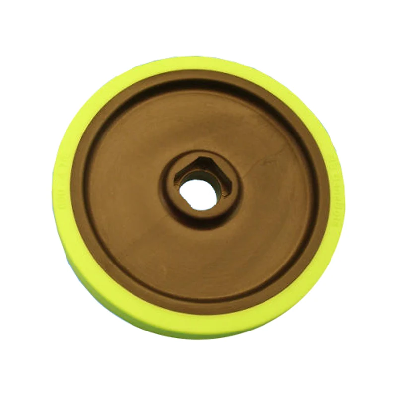 BaneBots Wheel, 4-7/8" x 0.8", T81 Hub Mount, 30A, Black/Green