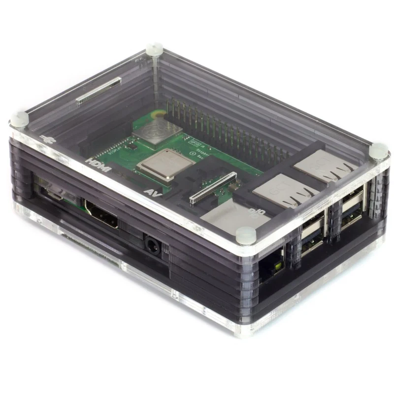 Pibow 3 B+ Case for Raspberry Pi 3 B+, 3, & 2