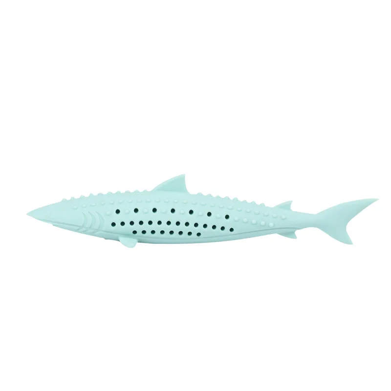 Jouet Requin à Mâcher Chat – Silicone Catnip, Anti-Stress & Nettoyage des Dents