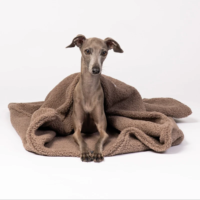 Sac de couchage moelleux pour chien – Mokka