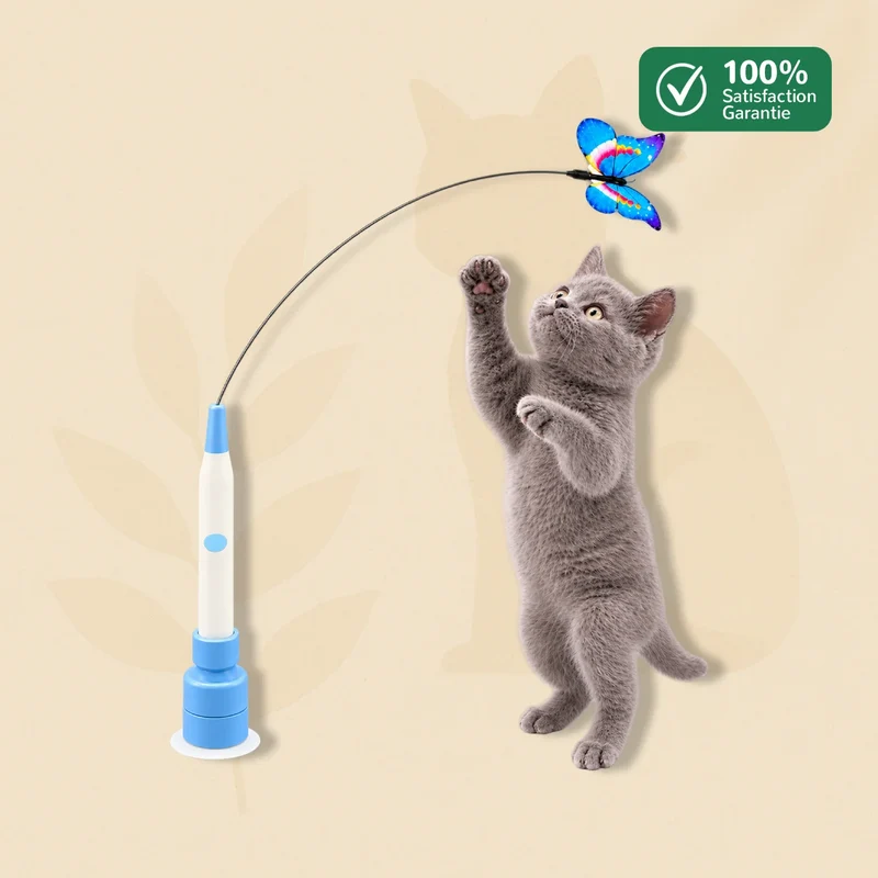 Papillon Interactif Automatique pour Chat – FlutterPlay