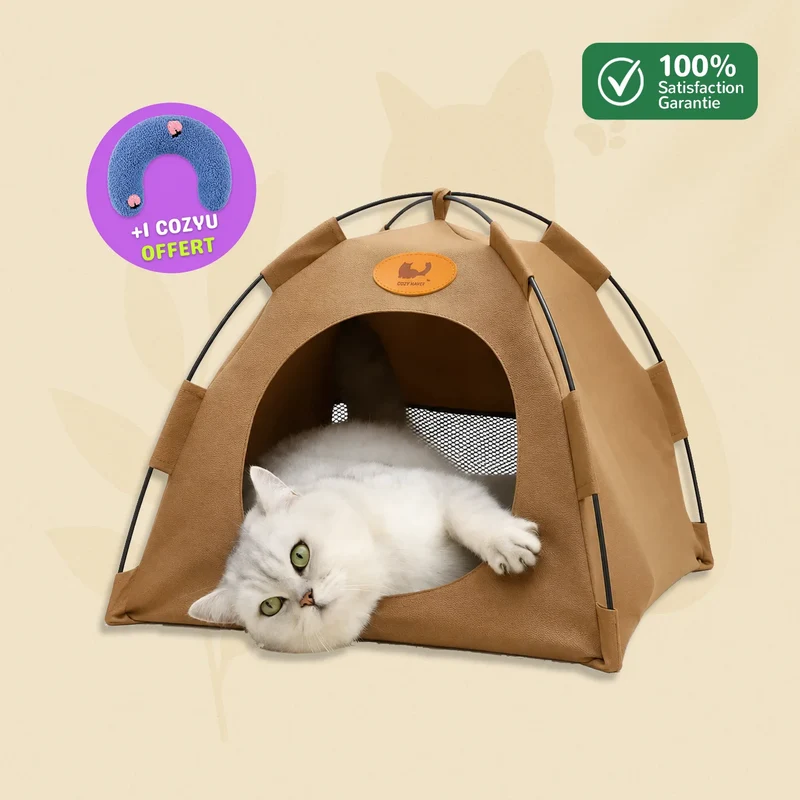 PawTent - Tente Chat Pliable Anti-Stress, Refuge Portable Intérieur/Extérieur