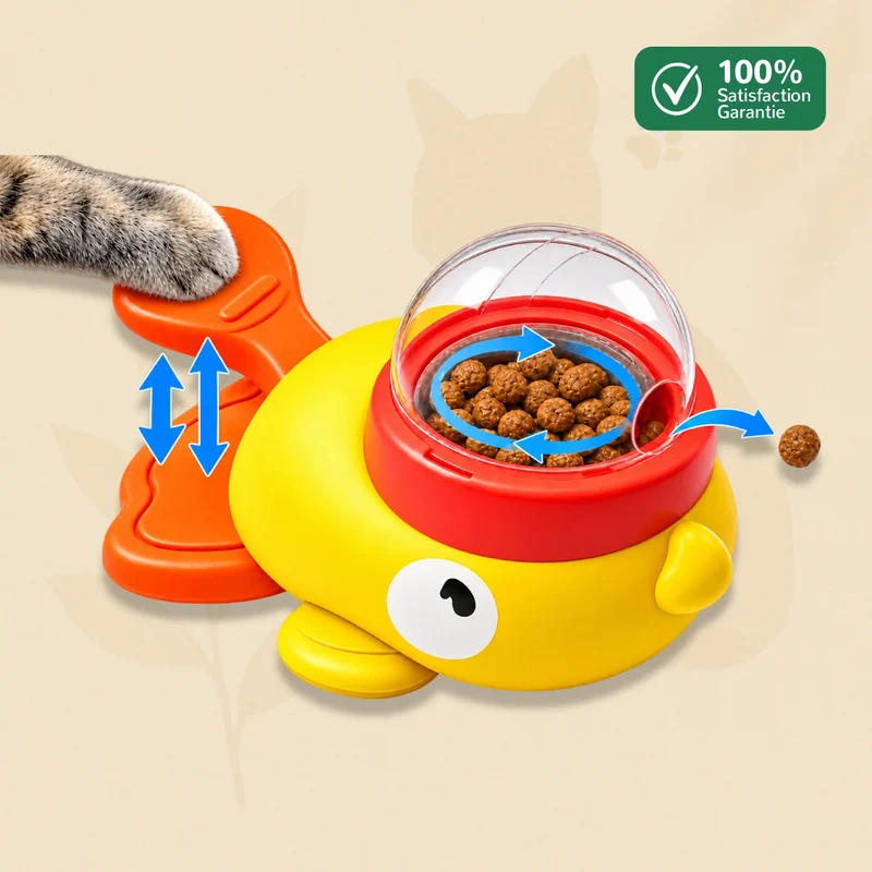 CaptiDuck - Jouet Intelligence Chat Distributeur de Friandises