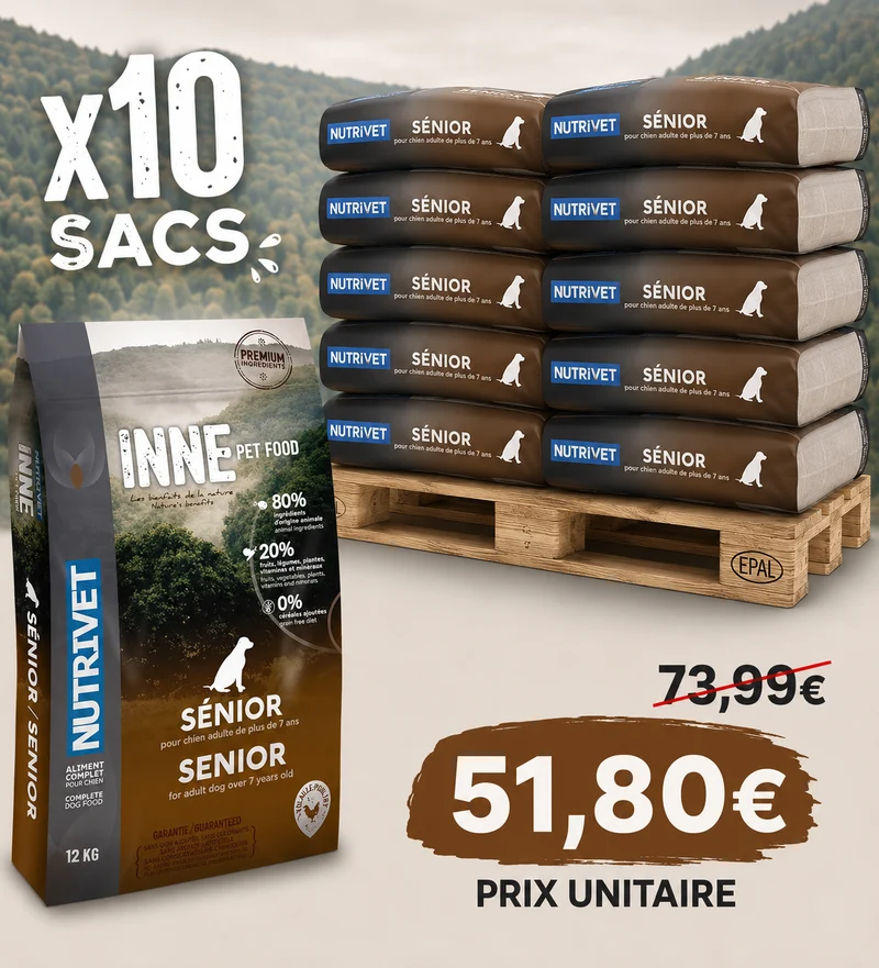 INNE Senior 12kg (1 palette - 10 sacs)
