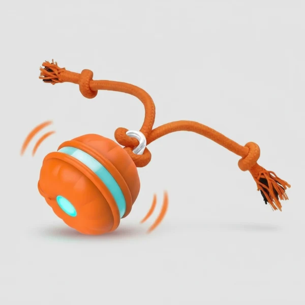 Balle interactive pour chien : jouet stimulant rechargeable