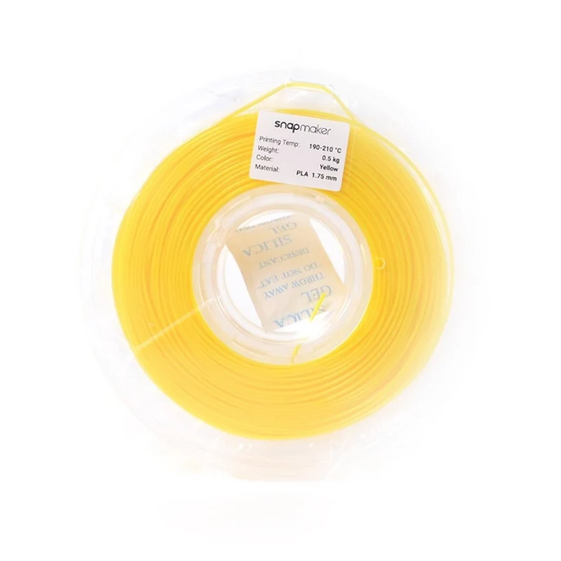 SnapMaker Yellow PLA 500g Spool 1.75mm Filament