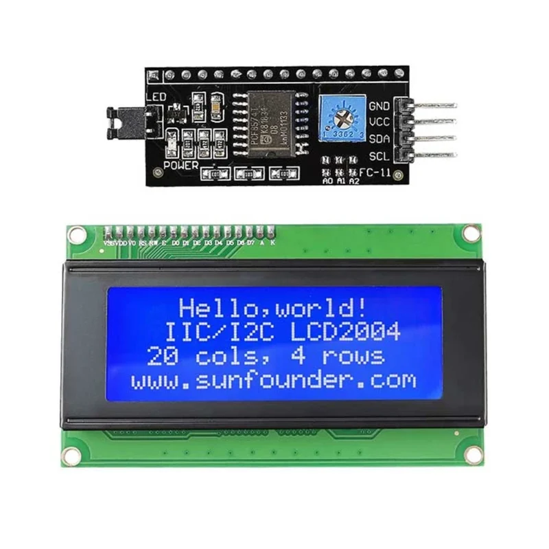 IIC/I2C/TWI Serial 2004/20x4 LCD Module Shield for Arduino Uno/Mega2560