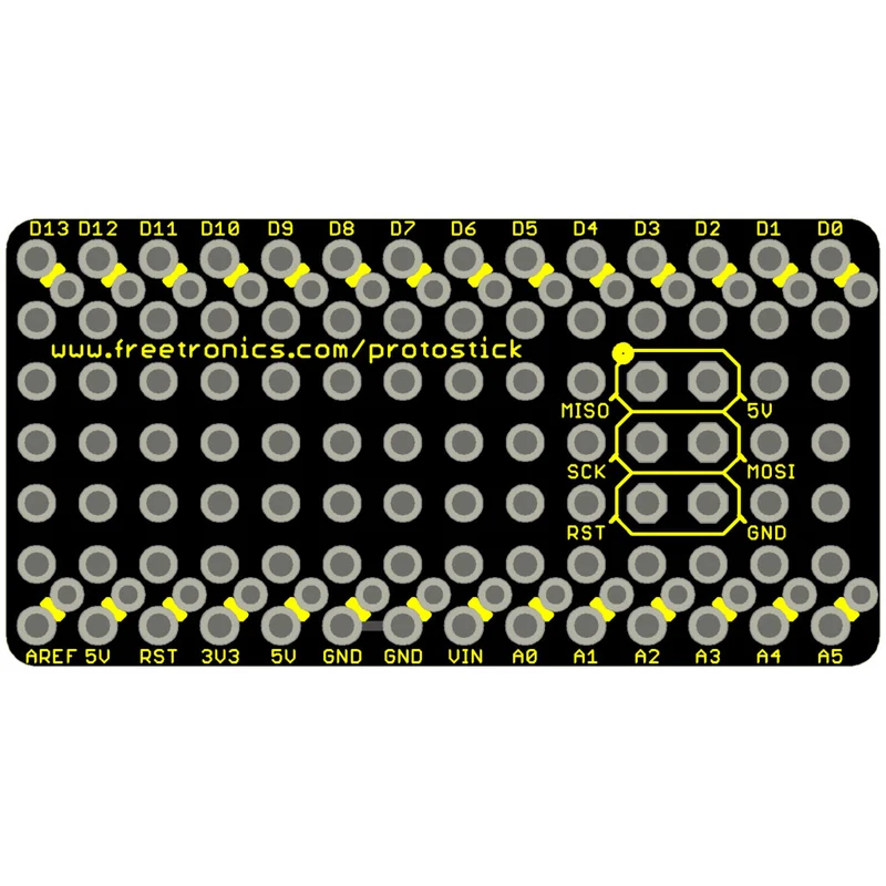 ProtoStick Shield (Arduino Nano Compatible)