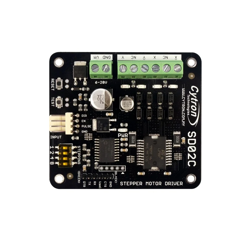 Cytron 6-20V, 1A Unipolar / Bipolar Stepper Motor Controller