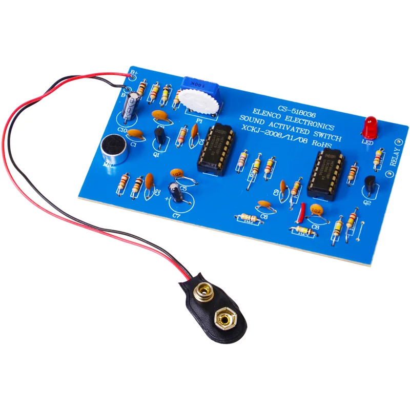 Sound Activated Switch Soldering Kit