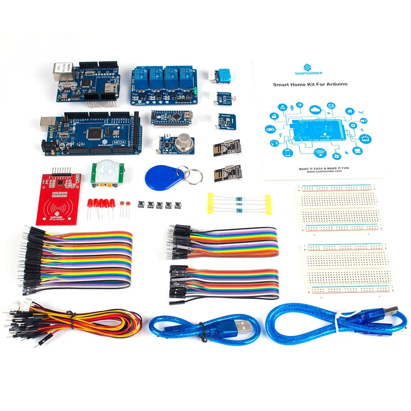 Smart Home Internet of Things Kit for Arduino and Raspberry Pi