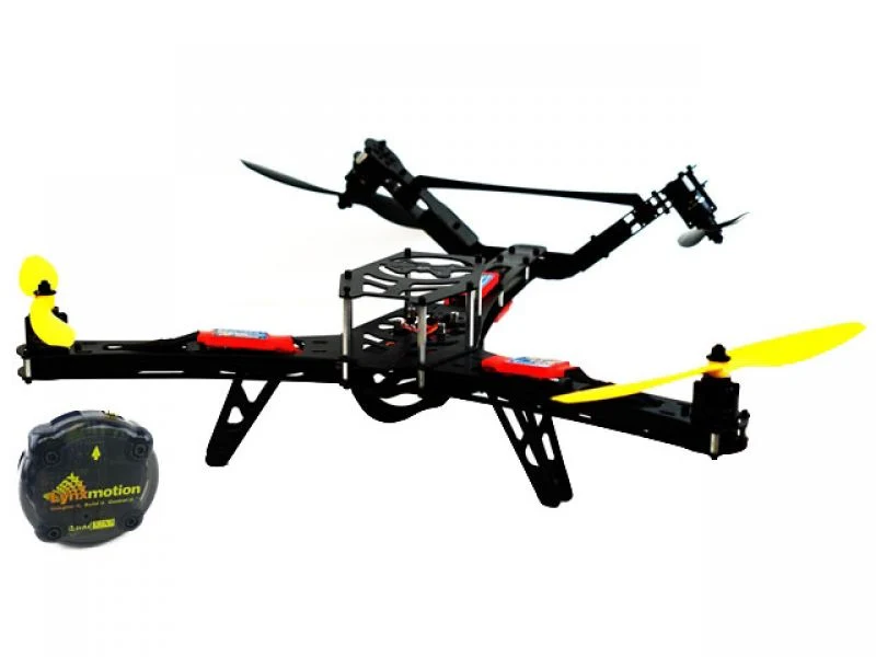 Lynxmotion Hunter VTail 500 Drone (Base Combo Kit + Quadrino Nano Controller)