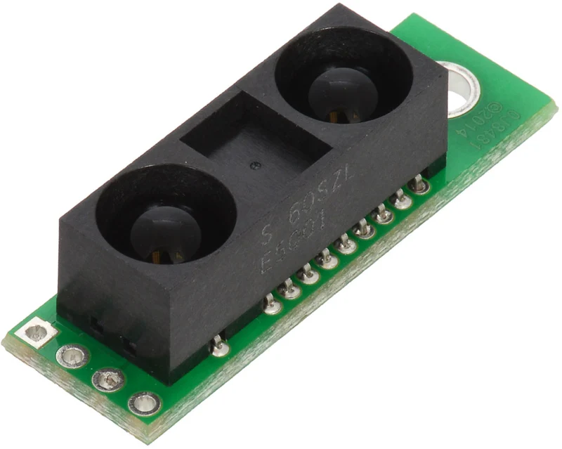 5V Pololu Carrier w/ Sharp GP2Y0A60SZ IR Range Sensor - 10 to 150cm