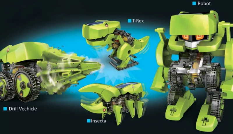 T4 Transforming Solar Robot Kit