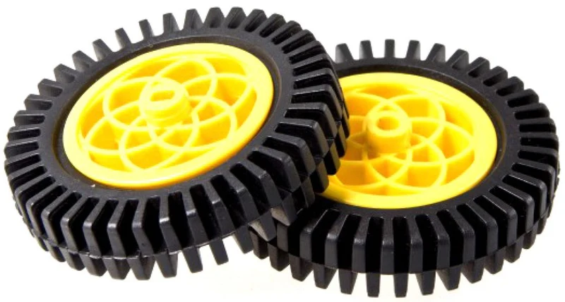 DFRobot 80mm Rubber Wheel Pair