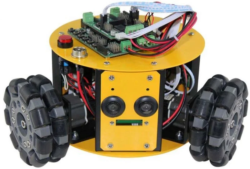 3WD 100mm Omni Wheel Mini Mobile Robot Kit