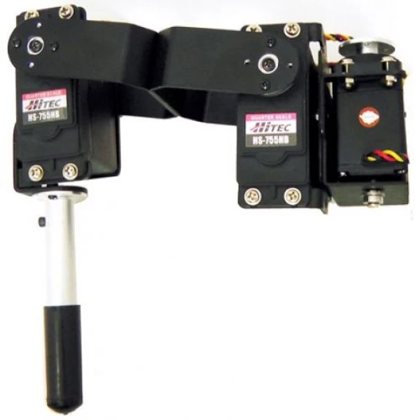 Lynxmotion Aluminum Leg Pair (No Servos, Black) 3DOF-MEGA-BLK