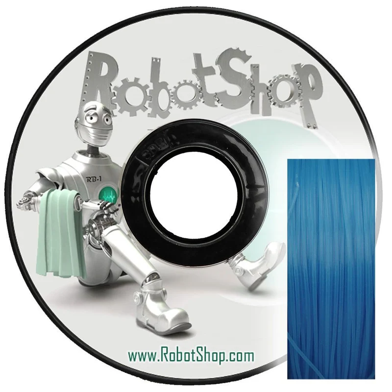 Glow in Dark Blue PLA 1.0kg Spool 1.75mm Filament