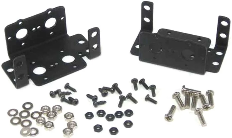Lynxmotion Aluminum Inline Multi-Purpose Servo Bracket Two Pack ASBI-24