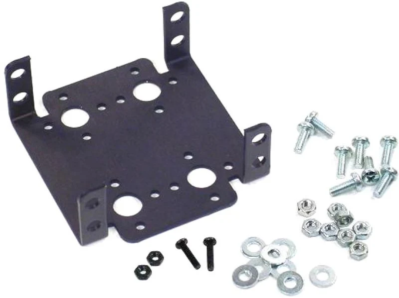 Lynxmotion Aluminium Dual Servo Bracket (Black) ASB-13