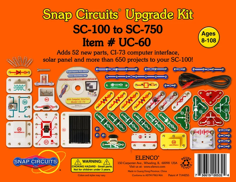 Snap Circuits Upgrade SC-100 to SC-750