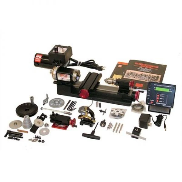 Sherline Manual 4100C Series Tabletop Lathe Package (Metric w/ Digital Readout)