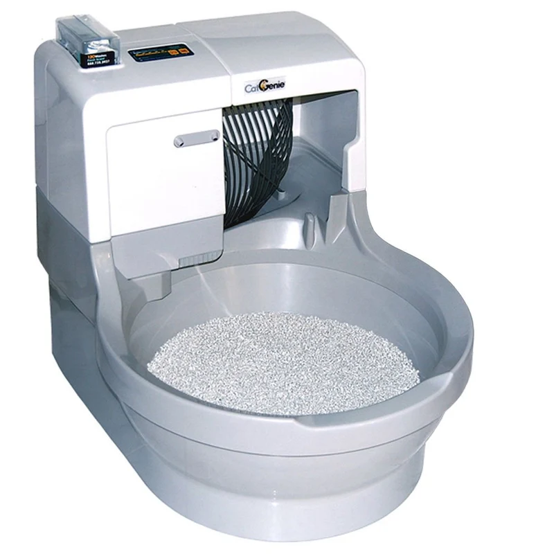 CatGenie 120 Self-Flushing Self Washing Cat Litter Box (Tabby)