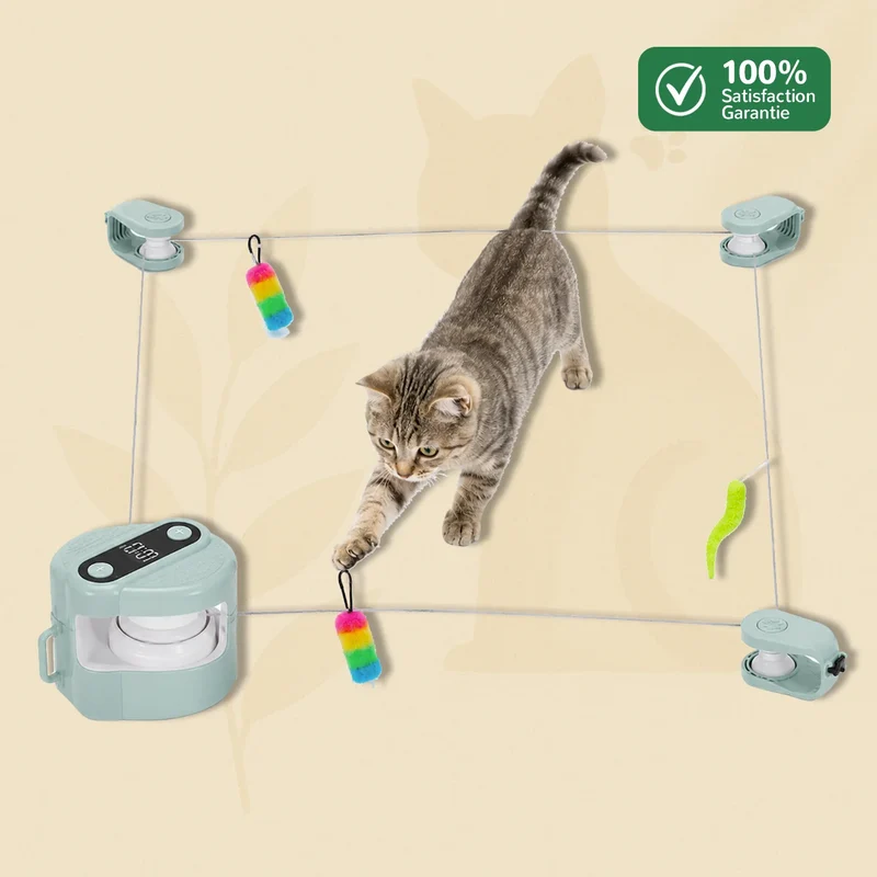 ChaseTrack - Le Jouet Interactif Chat à Parcours qui Transforme Toute la Pièce