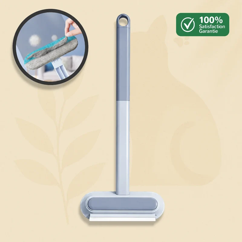 FurSweep - Ramasse Poil Chat 3-en-1 Réutilisable et Lavable