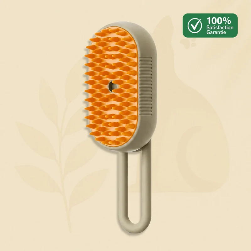 SteamPaw - Brosse Vapeur Chat et Chien 3-en-1