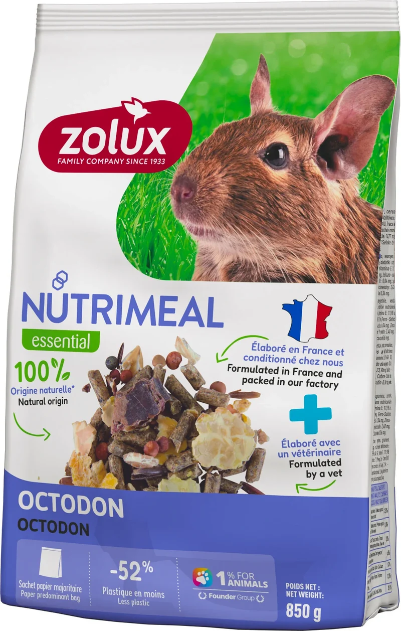Zolux Nutrimeal Mélange Octodon 850gr
