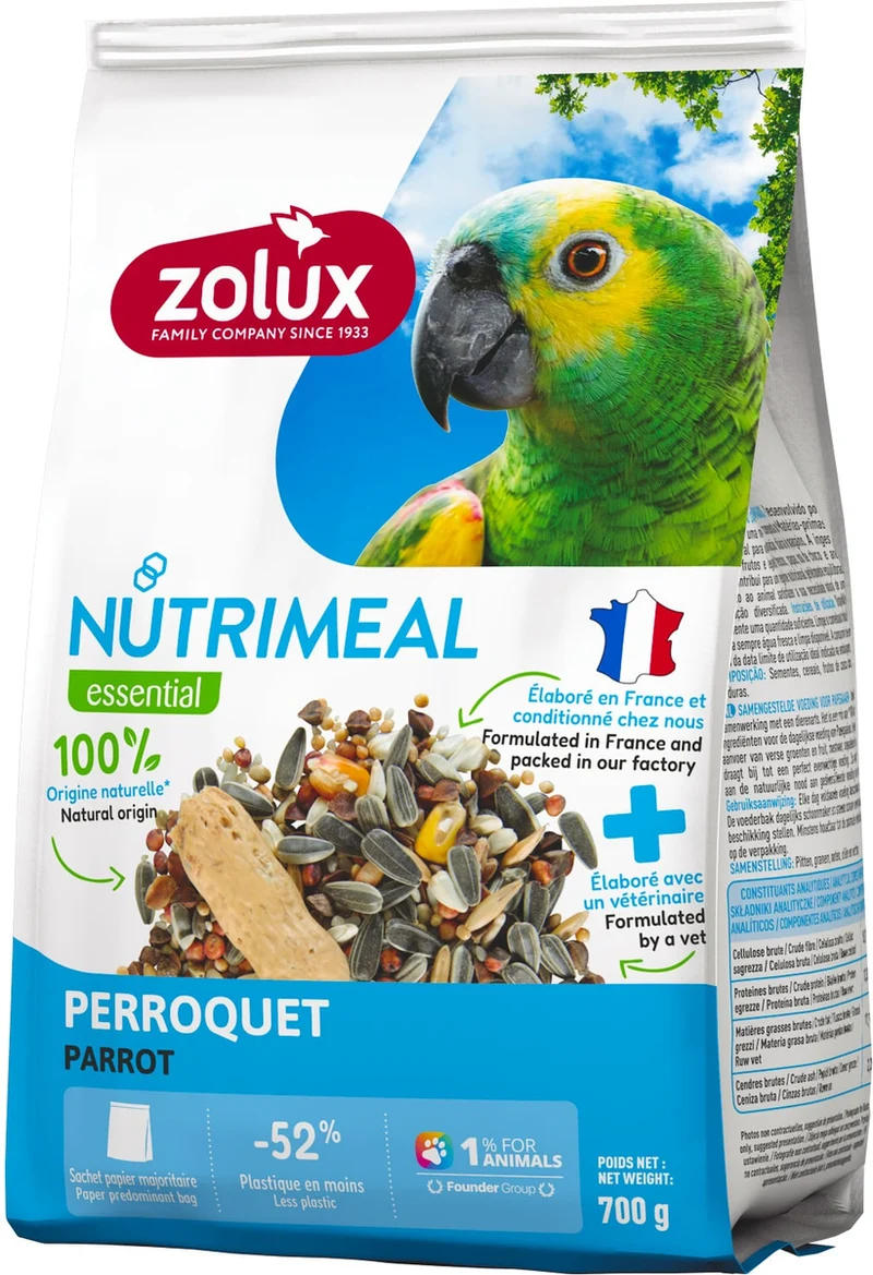 Zolux Nutrimeal Aliment Perroquet 2,25kg