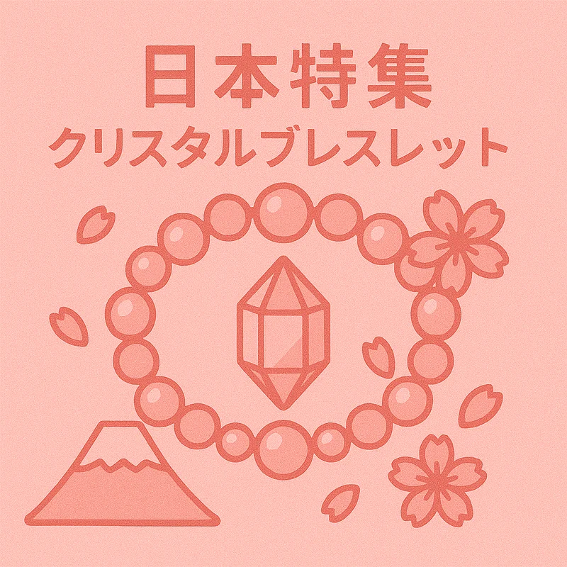 日本特集 - クリスタルブレスレット