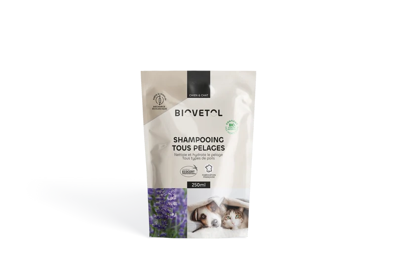 Biovetol - Shampoing Tous Pelages Bio (recharge écologique)